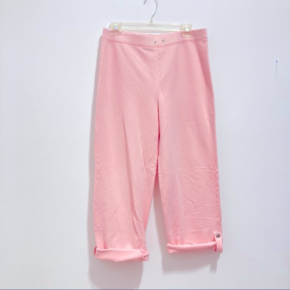 High Sierra Women’s Pink Soft Cotton Wide Leg Sweatpants
